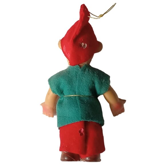 Vintage Elf Gnome Dwarf Christmas Ornament, READ - Picture 3 of 10